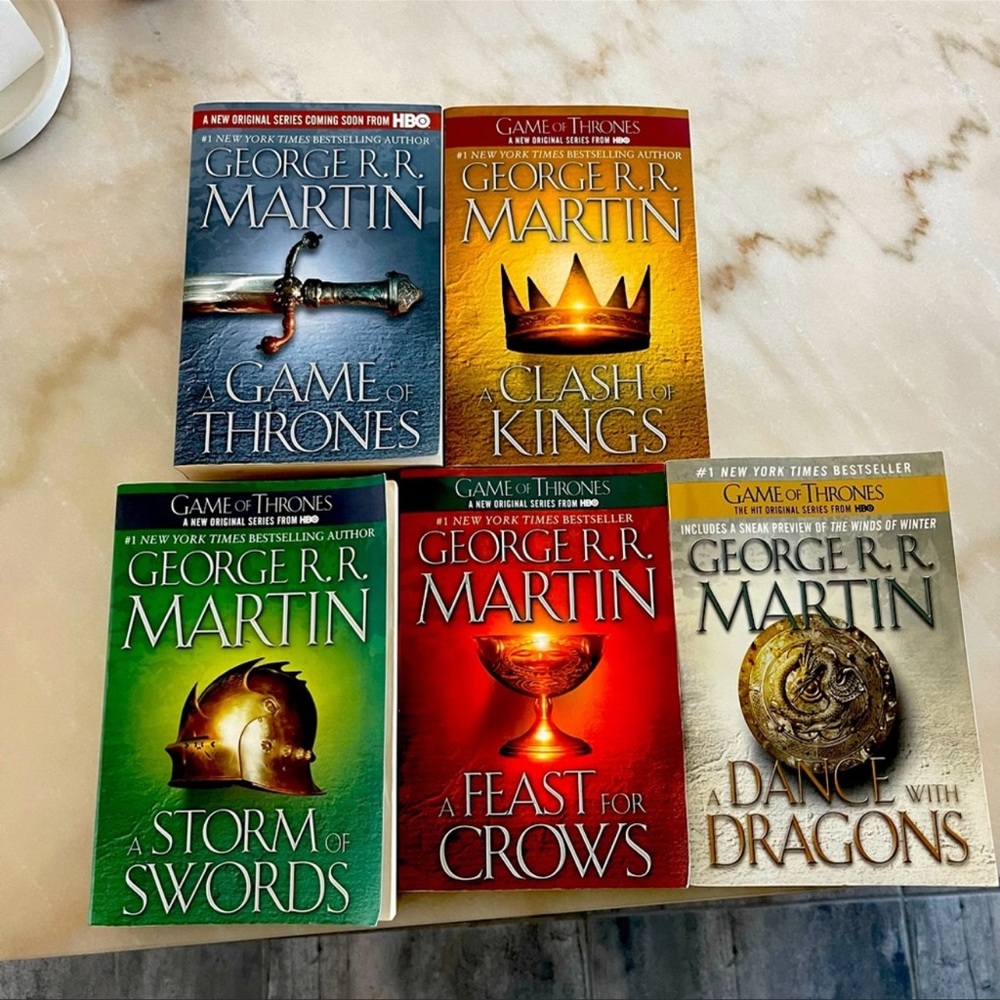 Game of thrones #1 New York Times Best seller books